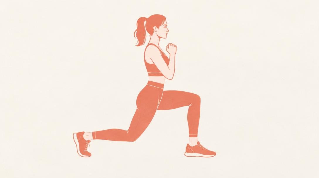 Reverse Lunge Illustration